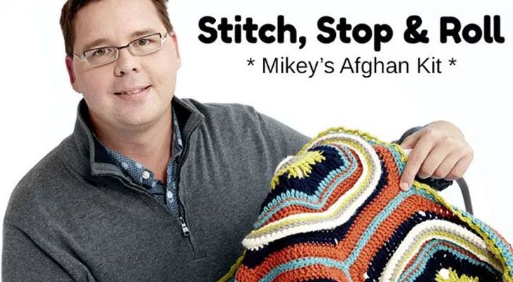 Image of Stitch, Stop & Roll Crochet Afghan thumbnail