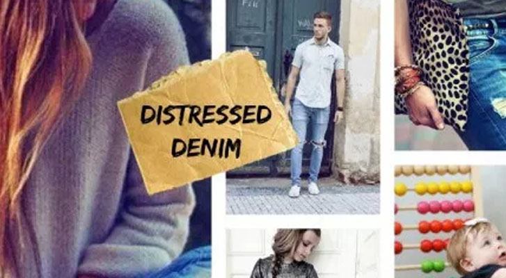 Image of How To: Distressed Denim Knits thumbnail