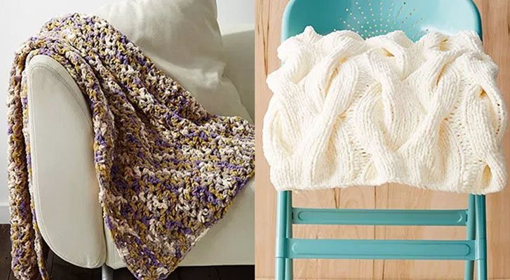 Bernat Blanket Patterns + Tutorials, Yarnspirations Bernat Blanket Yarn 