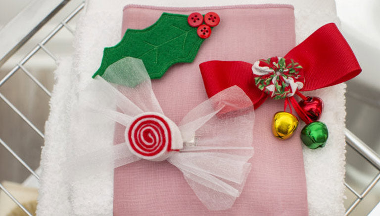 Image of Trio of Holiday Hair Clips thumbnail