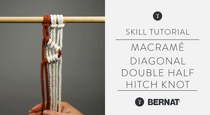 Image of Diagonal Double Half Hitch Knot Macrame video thumbnail