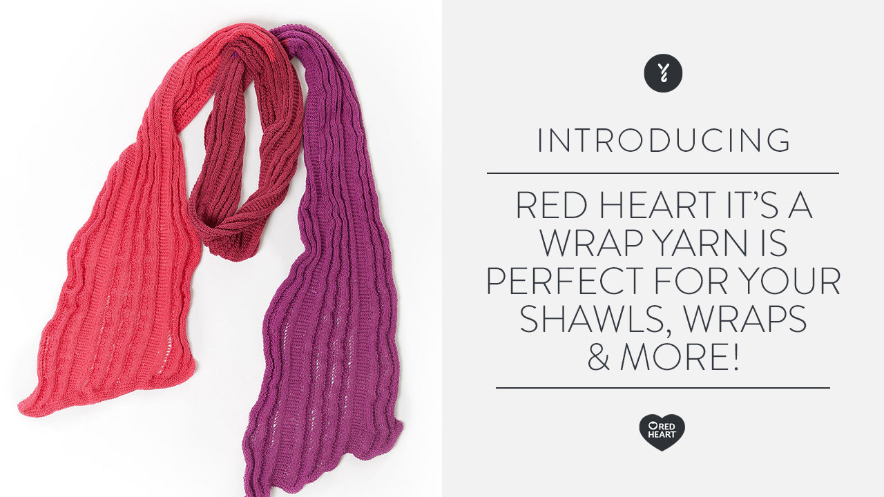 Image of Red Heart It's A Wrap Yarn is Perfect for Your Shawls, Wraps & More! thumbnail