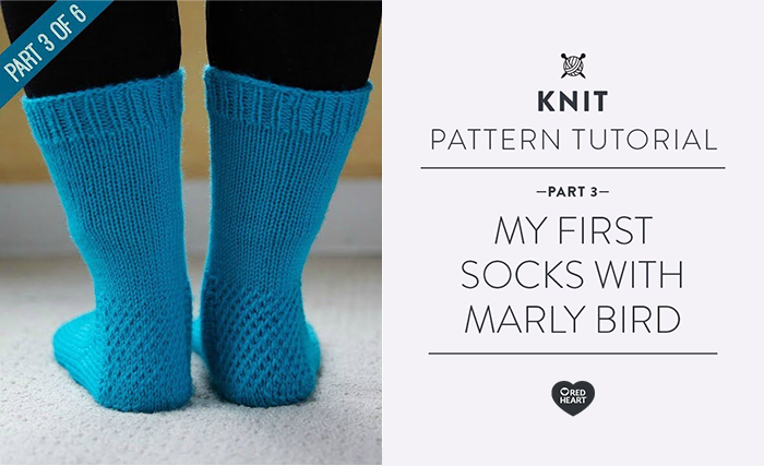 Image of My First Socks with Marly Bird Part 3 of 6 KAL thumbnail