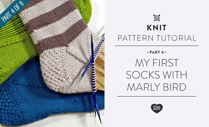 Image of My First Socks with Marly Bird Part 4 of 6 KAL thumbnail