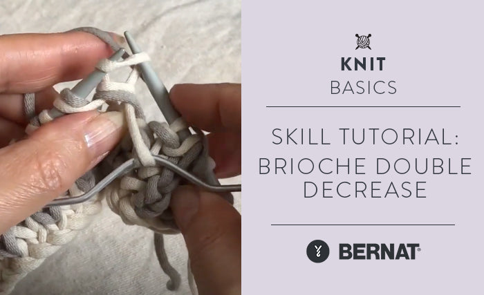 Image of Knit Brioche Double Decrease thumbnail