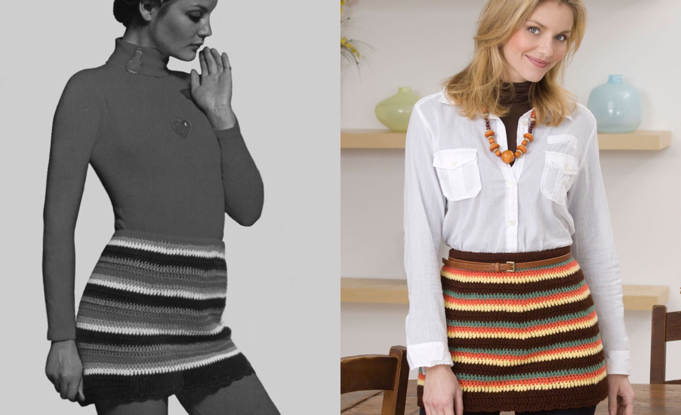 Image of Throwback Thursday's Striped Mini Skirt thumbnail