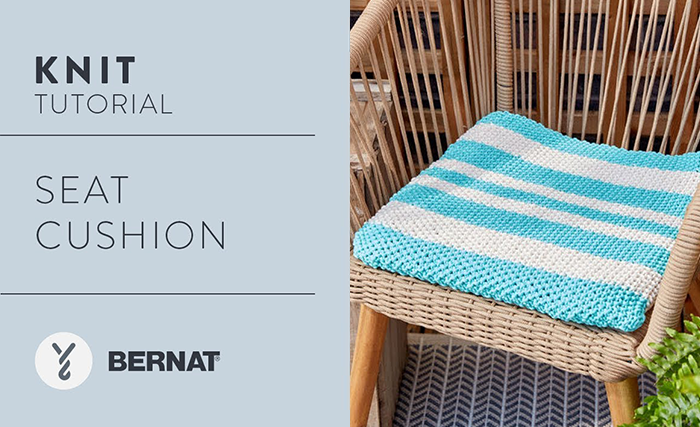 Image of A Simple Knit Seat Cushion! thumbnail