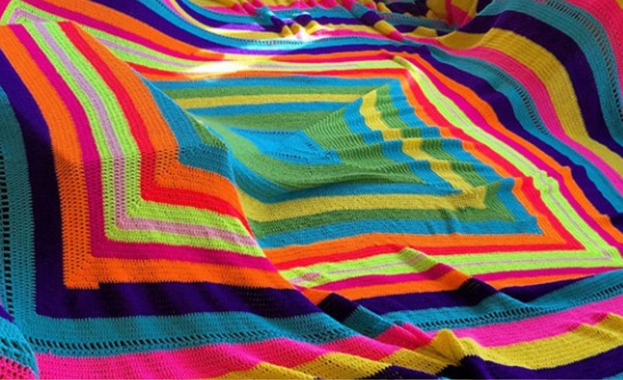 Yarnbomber Achieves World Record for Largest Granny Square Yarnspirations