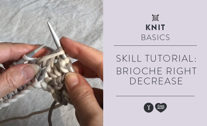 Image of Knit Brioche Right Decrease thumbnail