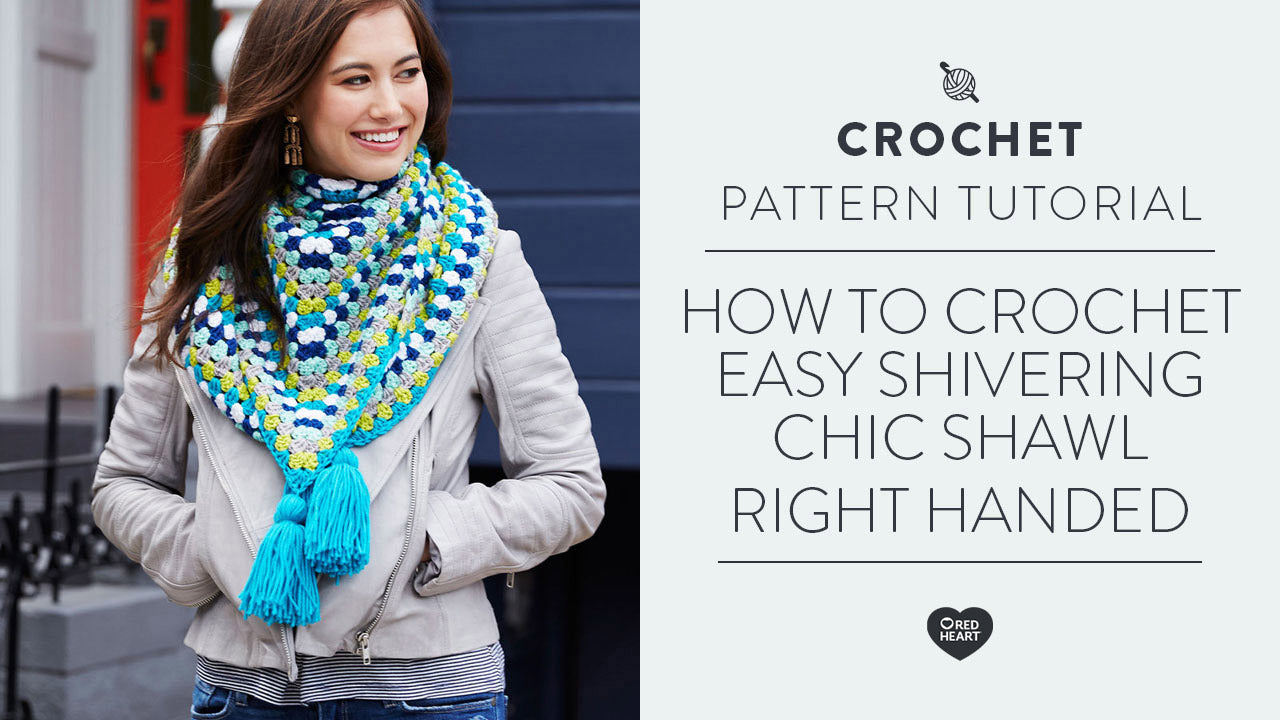 Image of How to Crochet Easy Shivering Chic Shawl [Right Handed] thumbnail