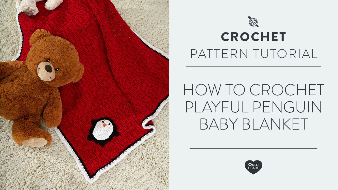 Image of How to Crochet Playful Penguin Baby Blanket thumbnail