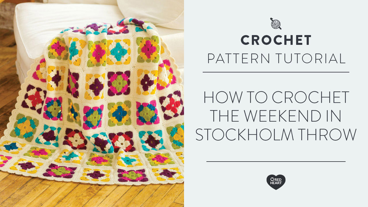 Image of How to Crochet the Weekend in Stockholm Throw thumbnail