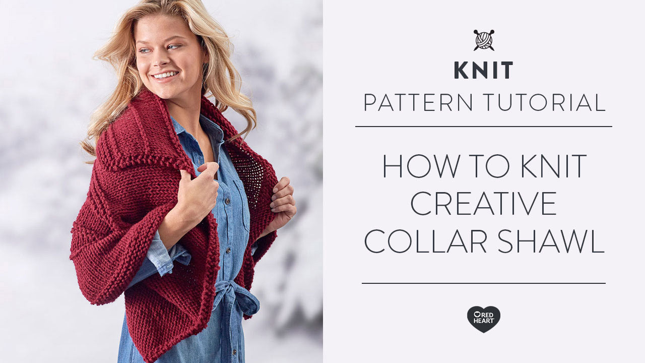 Image of How to Knit Creative Collar Shawl thumbnail