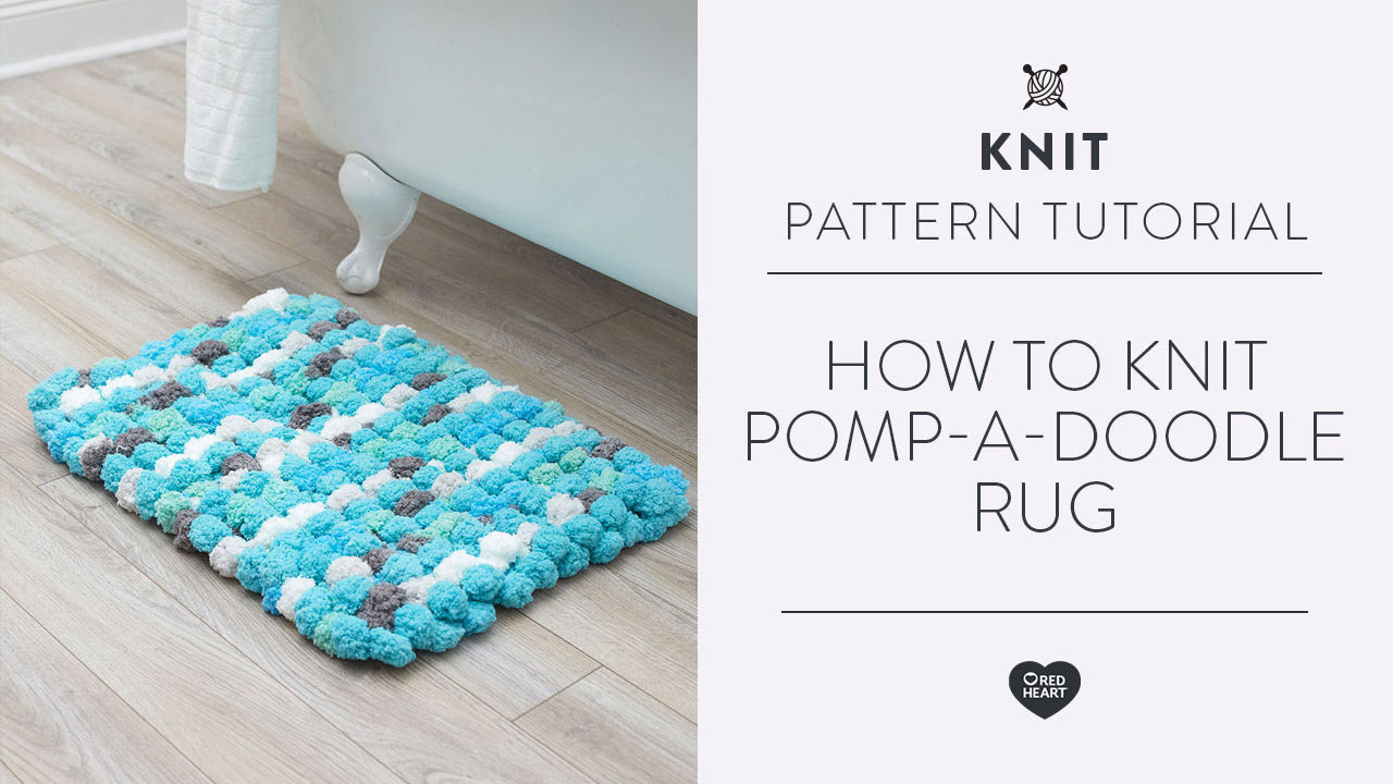 Image of How to Knit Pomp-a-Doodle Rug thumbnail