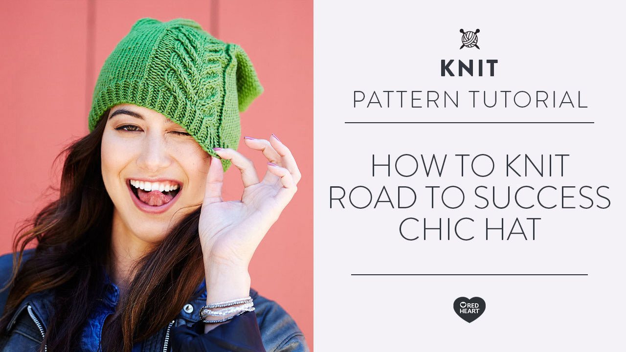 Image of How to Knit Road to Success Chic Hat thumbnail