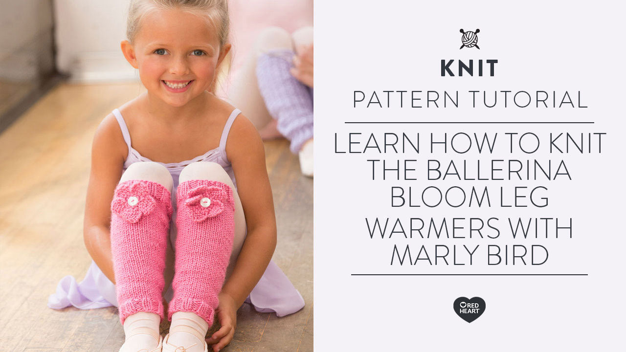 Learn How to Knit the Ballerina Bloom Leg Warmers with Marly Bird