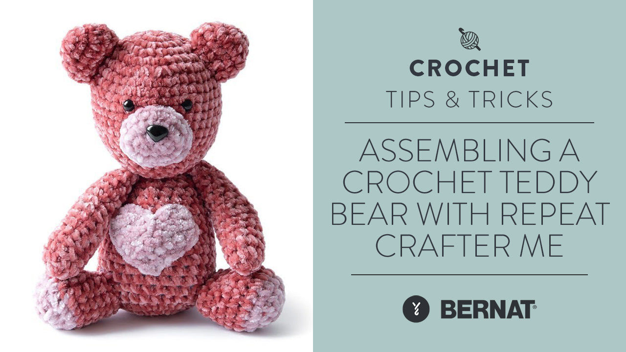 Image of Assembling A Crochet Teddy Bear Made Easy | With Repeat Crafter Me thumbnail