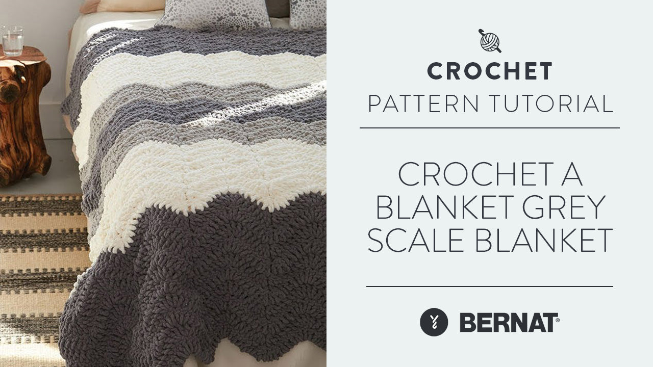 Image of Crochet a Blanket: Grey Scale Blanket thumbnail
