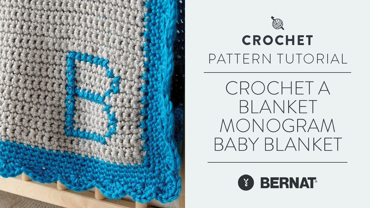 Image of Crochet a Blanket: Monogram Baby Blanket thumbnail