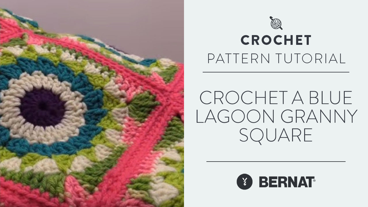Image of Crochet A Blue Lagoon Granny Square thumbnail