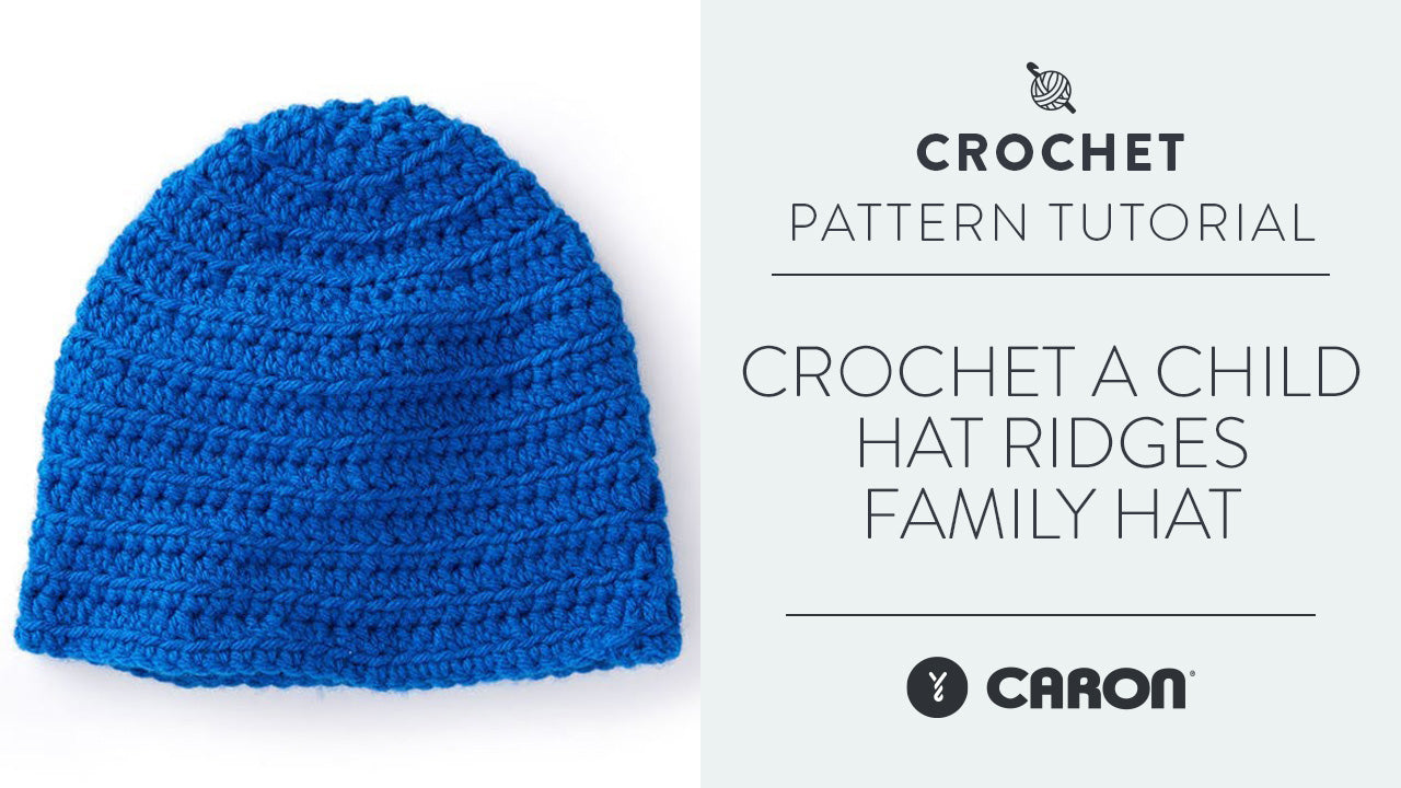 Image of Crochet A Child Hat: Ridges Family Hat thumbnail