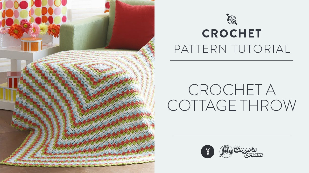 Image of Crochet A Cottage Throw thumbnail