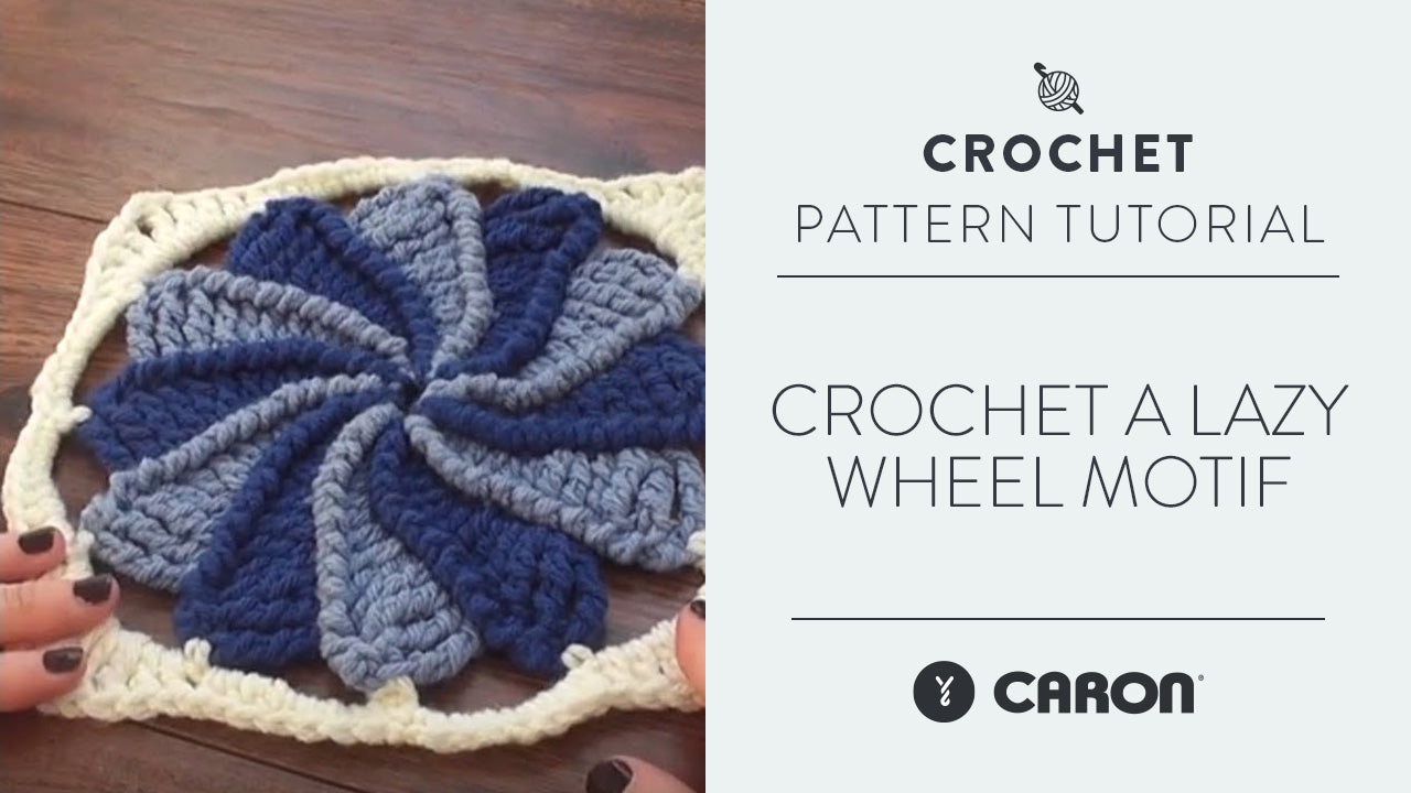 Image of Crochet a Lazy Wheel Motif thumbnail