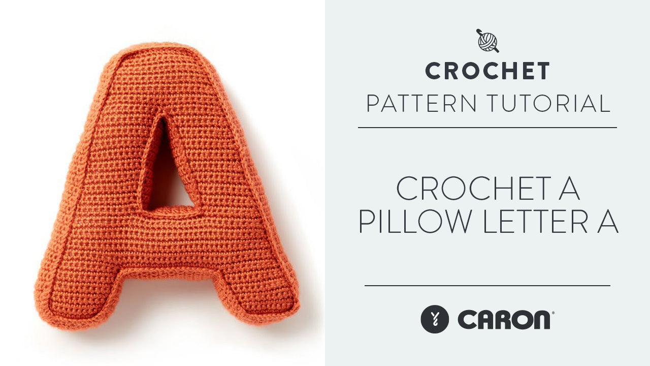 Image of Crochet A Pillow  Letter A thumbnail