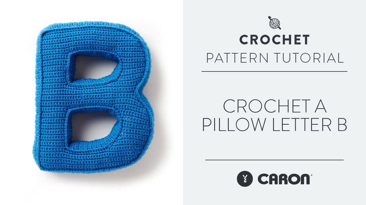 Image of Crochet A Pillow  Letter B thumbnail