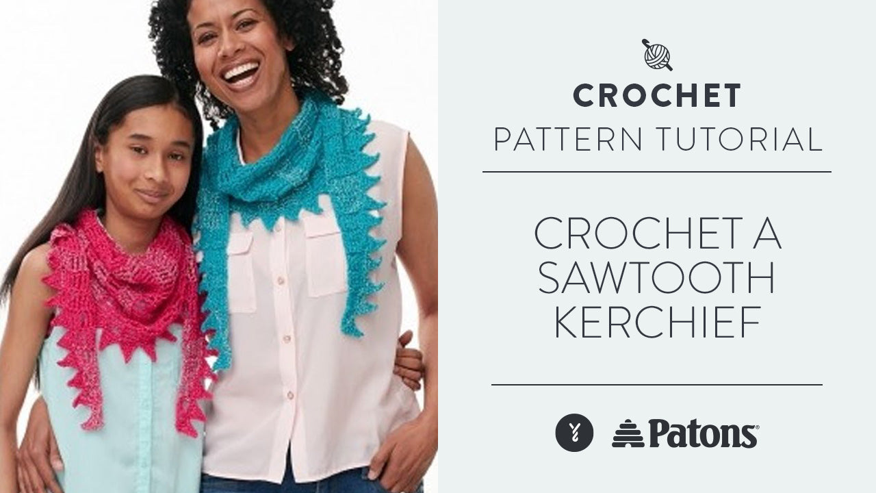 Image of Crochet a Sawtooth Kerchief thumbnail