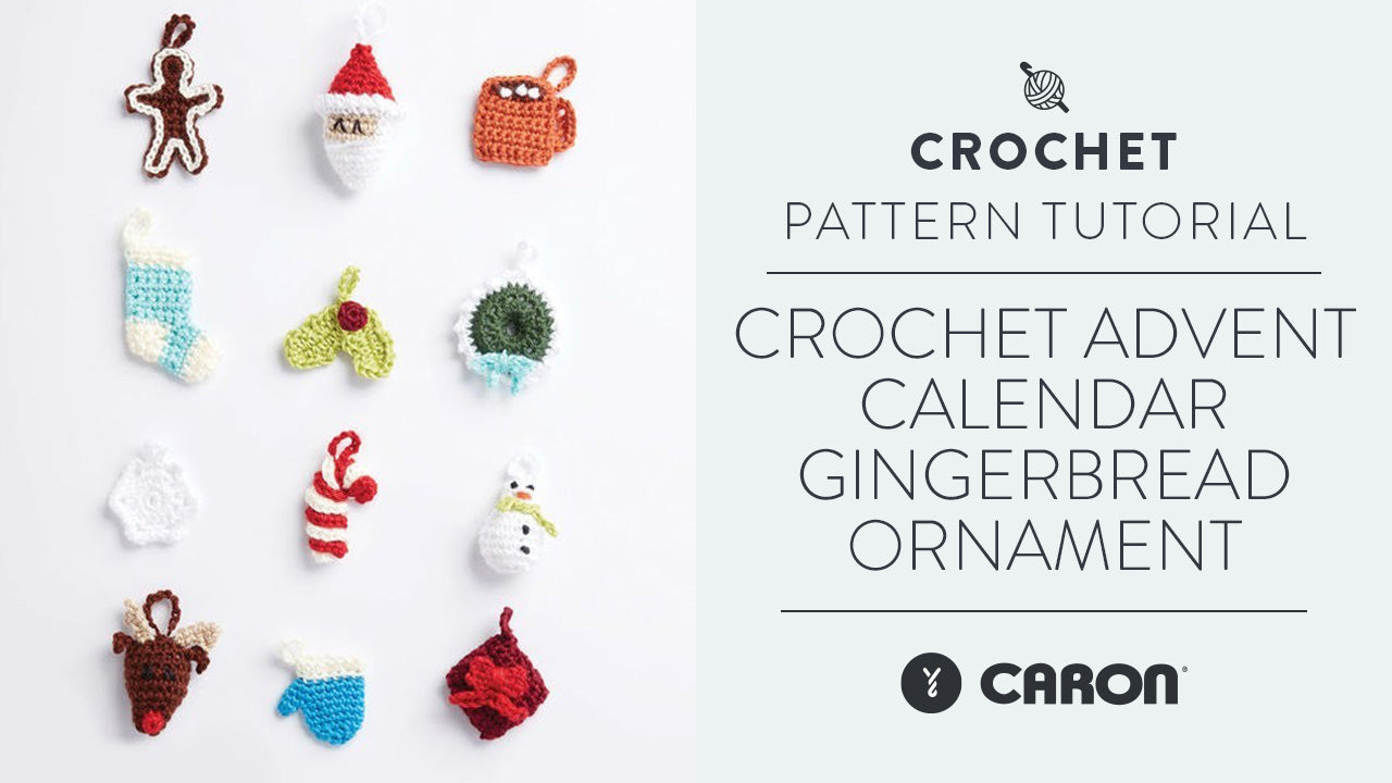 Image of Crochet: Advent Calendar Gingerbread Ornament thumbnail
