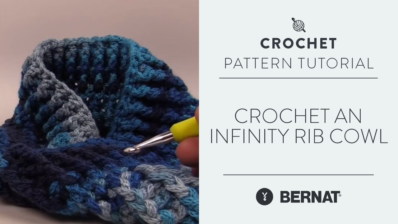 Image of Crochet an Infinity Rib Cowl thumbnail