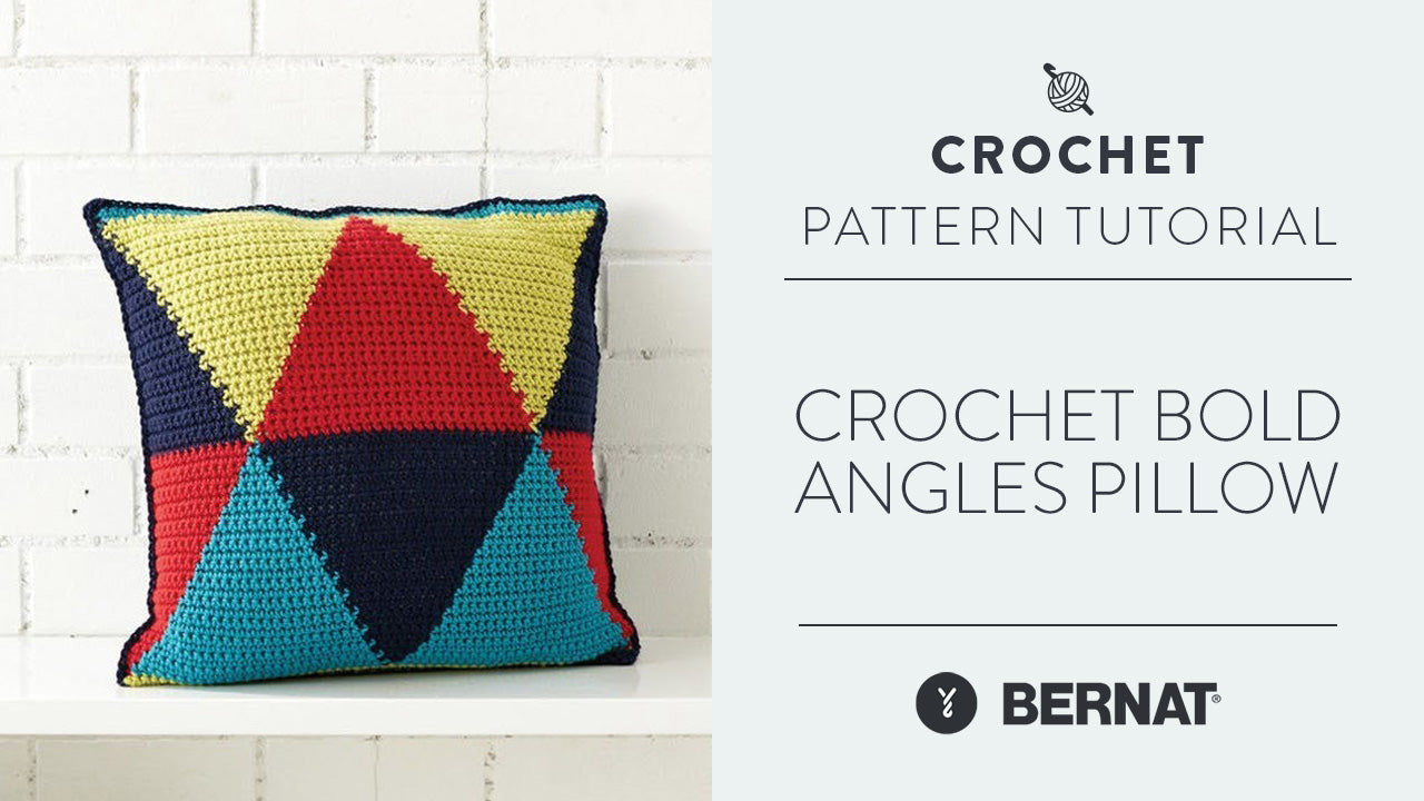 Image of Crochet Bold Angles Pillow thumbnail