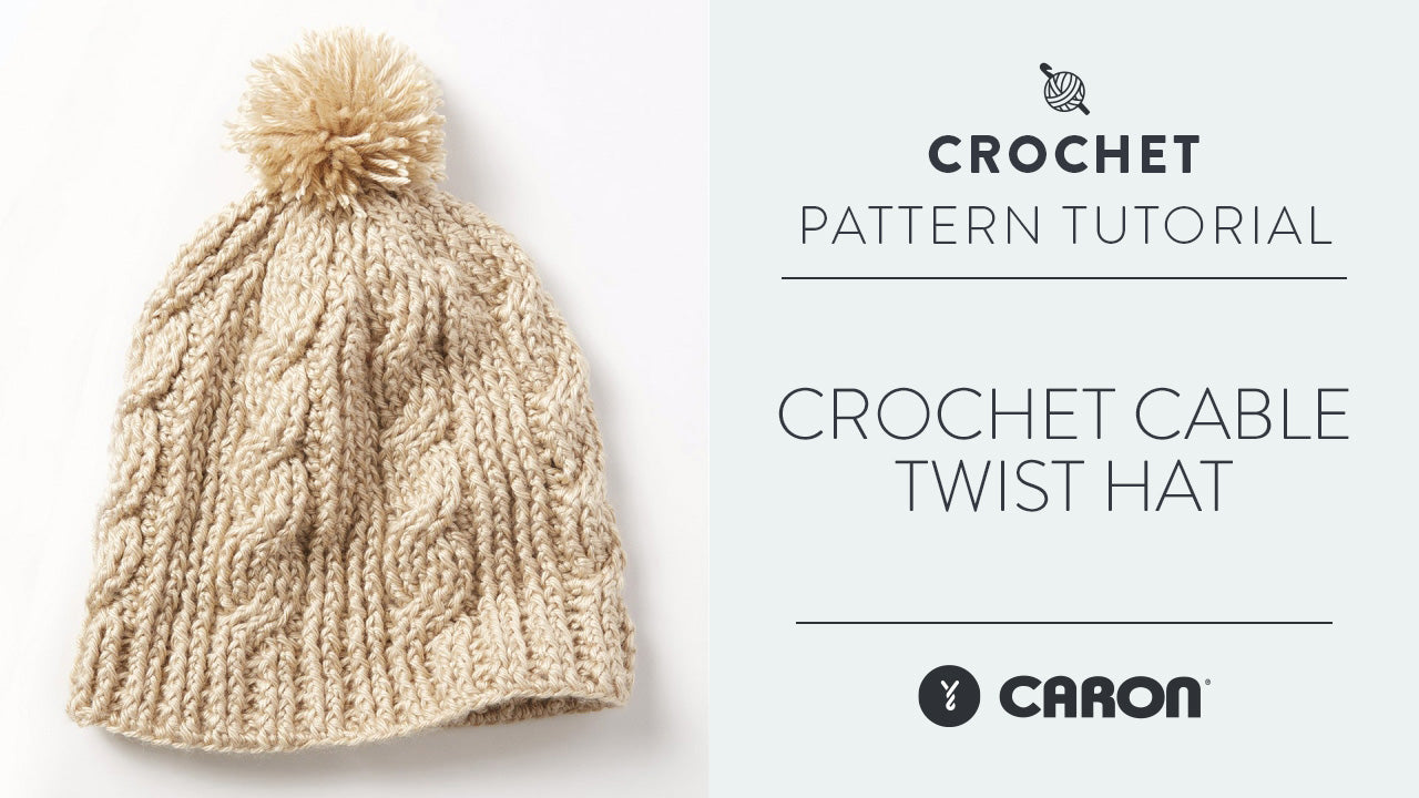 Image of Crochet Cable Twist Hat thumbnail
