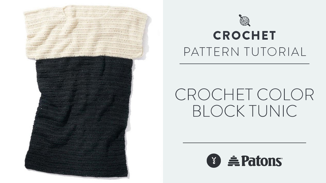 Image of Crochet Color Block Tunic thumbnail