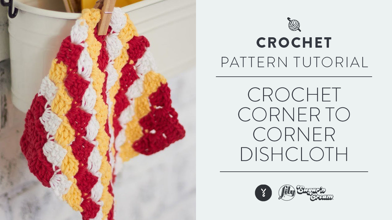 Image of Crochet Corner to Corner Dishcloth thumbnail