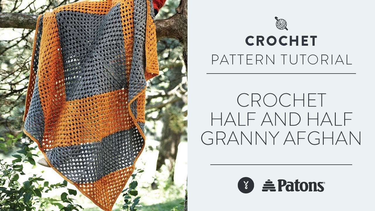 Image of Crochet Crochet Half and Half Granny Afghan thumbnail