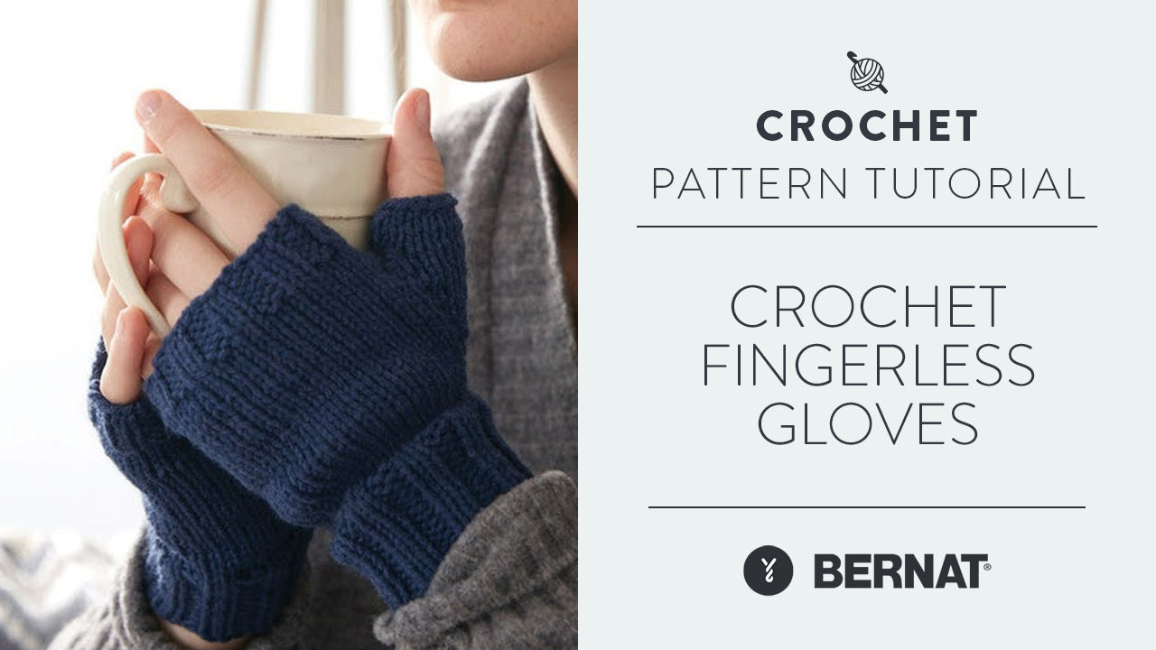 Image of Crochet Fingerless Gloves thumbnail