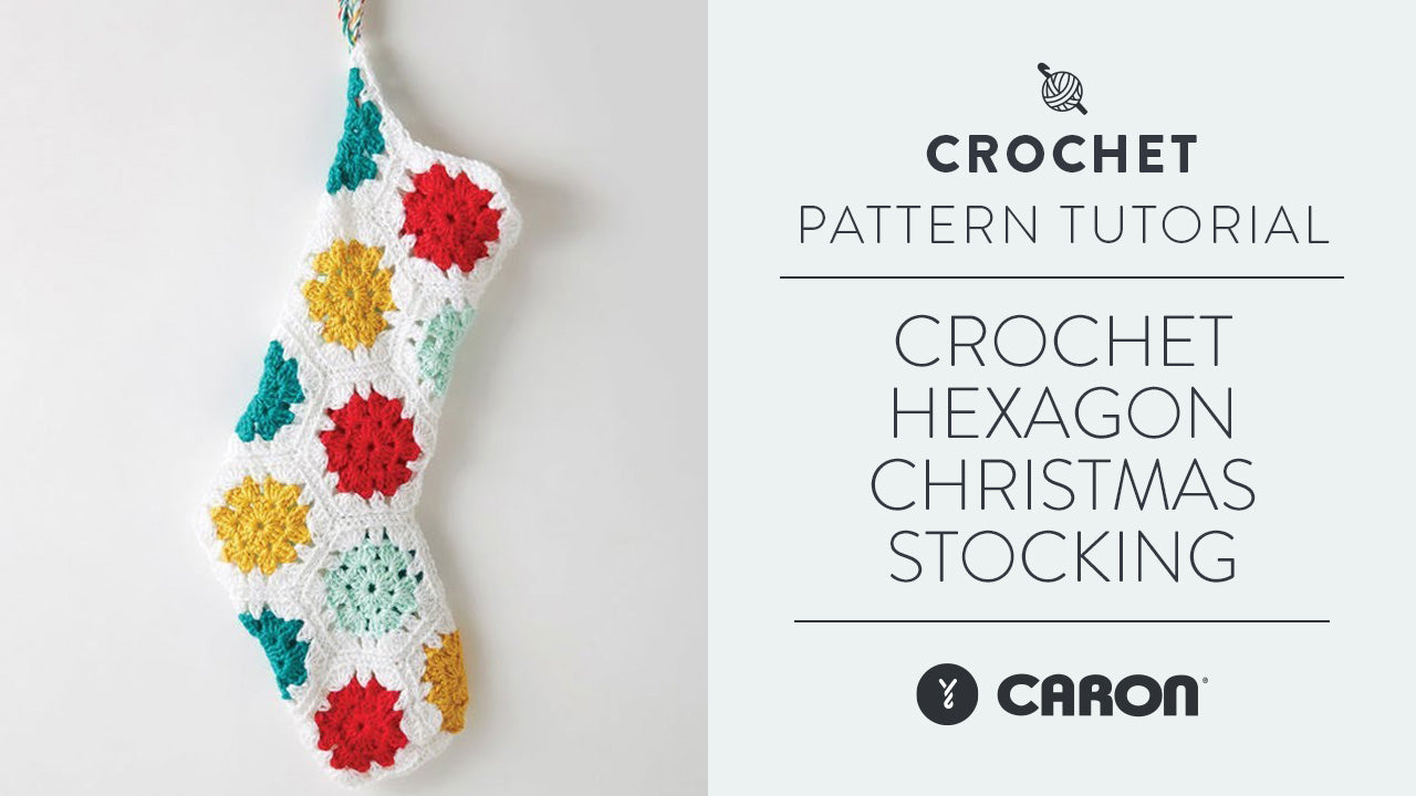 Image of Crochet: Hexagon Christmas Stocking thumbnail