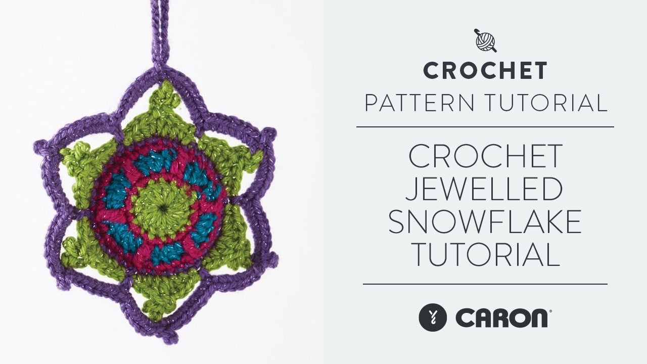 Image of Crochet Jewelled Snowflake Tutorial thumbnail
