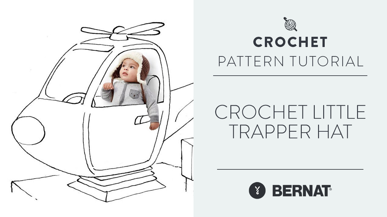crochet Little Trapper Hat Yarnspirations