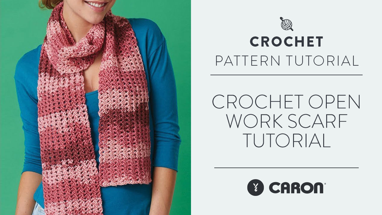 Image of Crochet: Open Work Scarf Tutorial thumbnail