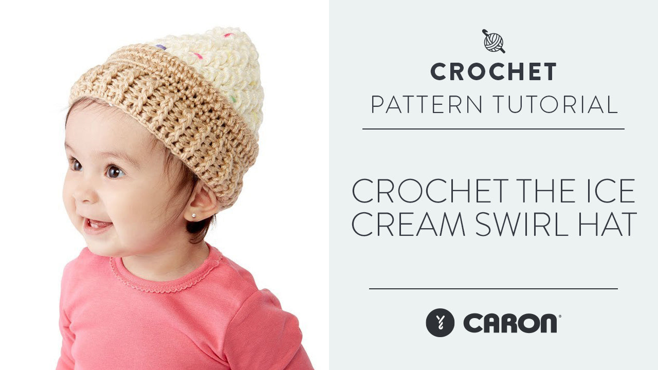 Image of Crochet the Ice Cream Swirl Hat thumbnail