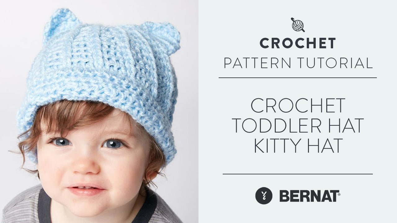 Image of Crochet Toddler Hat: Kitty Hat thumbnail