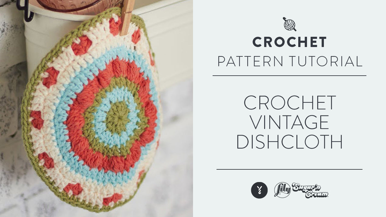 Image of Crochet Vintage Dishcloth thumbnail