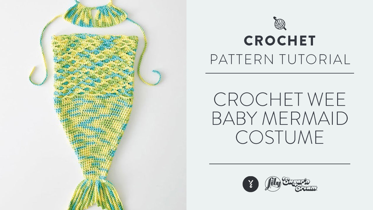Image of Crochet Wee Baby Mermaid Costume thumbnail