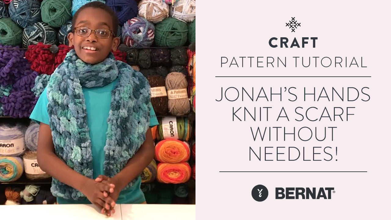 Image of Jonah's Hands Knit A Scarf Without Needles! thumbnail