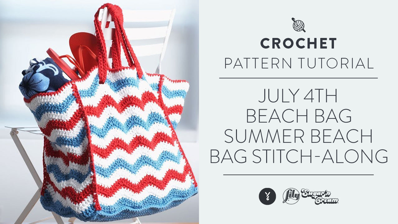 Image of July 4th Beach Bag - Summer Beach Bag Stitch-Along thumbnail