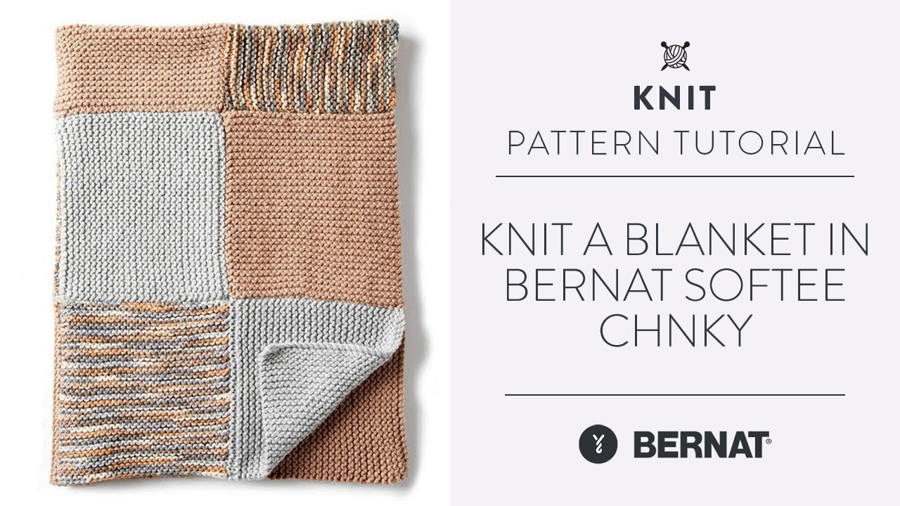 Image of Knit: A Blanket in Bernat Softee Chnky thumbnail
