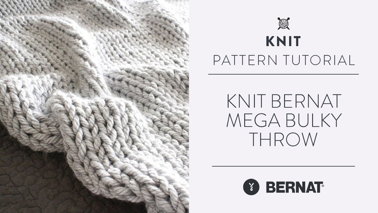 Image of Knit: Bernat Mega Bulky Throw thumbnail